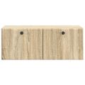 vidaXL Nástenná TV skrinka 78,5 x 41 x 30 cm Dub sonoma