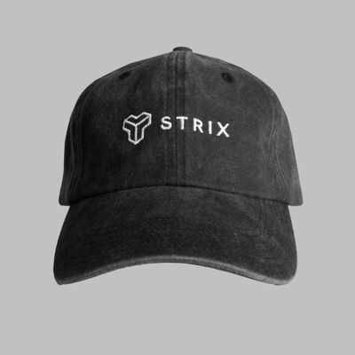 Šiltovka Washed Black - STRIX