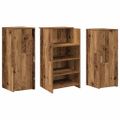 vidaXL Recepčný stôl staré drevo 135x50x103,5 cm kompozitné drevo