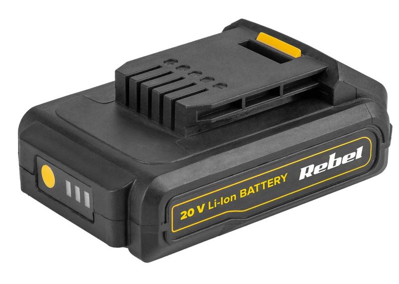 Akumulátor REBEL 20V 2A RB-2001 Akumulátory REBEL 20V 2A RB-2001