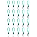 vidaXL Bungee šnúry s háčikmi 20 ks 15 cm