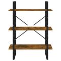 vidaXL Knižnica dymový dub 80x30x105 cm spracované drevo