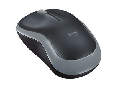 Logitech M185/Kancelárska/Optická/1 000 DPI/Bezdrôtová USB/Šedá