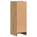 vidaXL Skrinka na topánky Artisan Dub 32x35x92 cm Drevo