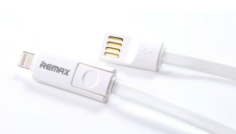 Remax napájací micro-USB kábel 1,2m biely AA-1043