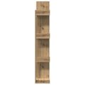 vidaXL skrinka na knihy Artisan Dub 48x25,5x140 cm Umelecké drevo
