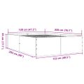 vidaXL Posteľný rám biely 1b20x200 cm kompozitné drevo