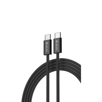 Devia kábel Smart EC325 PD USB-C - USB-C 1,0 m 60W 3A čierny
