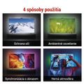 GoSmart Ambientné LED RGB osvetlenie za TV 75“ (189 cm)