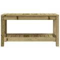 vidaXL Záhradná lavica 82,5x35x45 cm impregnovaná borovica