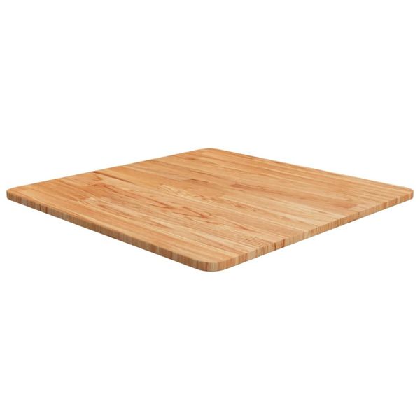 vidaXL Štvorcová stolová doska bledohnedá 60x60x1,5 cm lakovaný dub