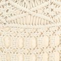 vidaXL Ručne vyrobená taburetka macrame 45x30 cm, bavlna