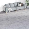 vidaXL Podlahové dosky Biely 5,26 m² 18 ks PVC