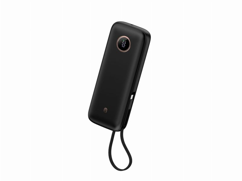 Platinet Powerbanka 20000 mAh 70W Power Delivery, 1xUSB-C, 1xUSB-A, kábel USB-C 1m, čierna