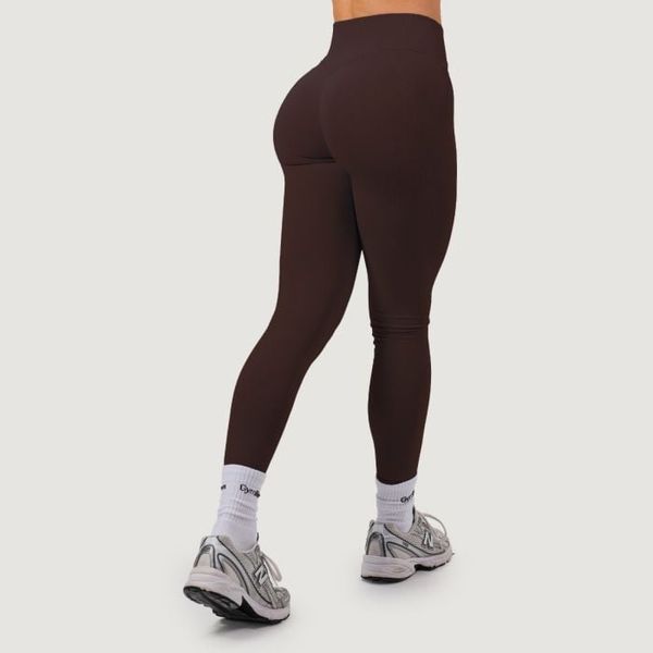 Dámske bezšvové legíny NEO Mocha - GymBeam, veľkosť L
