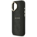 Obal Guess pre iPhone 17 HC MAGSAFE PU W/ 4G PU STRIPE čierny