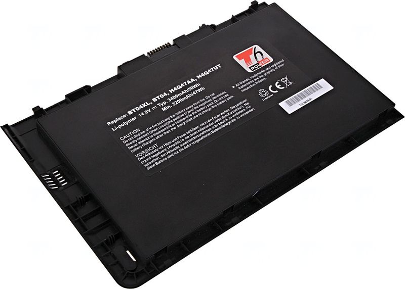 Batéria T6 Power pre HP EliteBook 9470m, EliteBook Folio 9470m, 3400mAh, 50Wh, 4cell, Li-pol