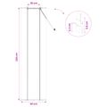 vidaXL Roleta Hnedá 40 x 220 cm Bambus