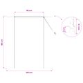 vidaXL Roleta Hnedá 140 x 160 cm Bambus