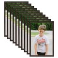 vidaXL Fotorámiky na stôl, koláž 10 ks, čierne 15x21 cm, MDF
