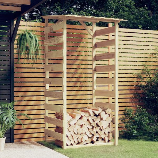 vidaXL Pergola so strechou 100x90x200 cm impregnované borovicové drevo