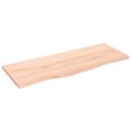 vidaXL Stolová doska 100x40x2 cm neošetrený dubový masív