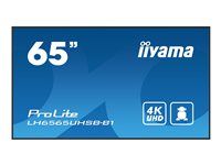65" Trieda uhlopriečky displej LCD s LED podsvietením - digital signage - Android - 4K UHD (2160p) 3840 x 2160 - čierna
