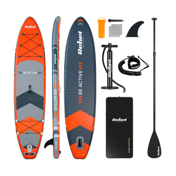 Paddleboard SUP REBEL ACTIVE RBA-4500-OR 11'6" 350x81x15cm oranžový