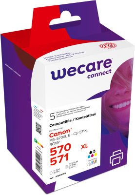 WECARE ARMOR atramentová sada kompatibilná s Canon PGI570BK, CLI-571X, BKCMY