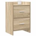 vidaXL Nočné stolíky 2 ks Dub sonoma 40 x 30 x 60 cm Kompozitné drevo
