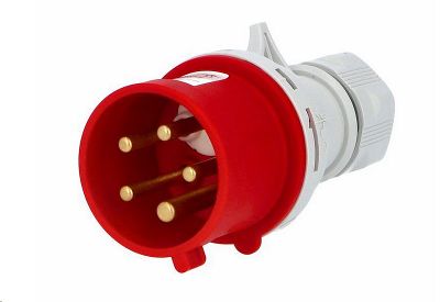 Zásuvka s premennou fázou 13313 IP44/400V/32A/5P 6h