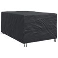 vidaXL Obal na nábytok Jednofarebný Čierna 143 x 225 x 90 cm 210D