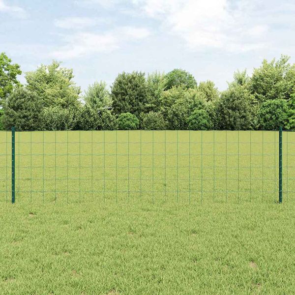 vidaXL Zvarený drôtený plot 50 x 0,6 m (Š x V) PVC potiahnutá oceľ