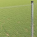 vidaXL Hexagonálny plot 1,2 x 10 m Pozinkovaná oceľ Strieborná