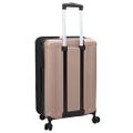 vidaXL Kufor so zámkom ružovozlatá 43 x 27 x 66 cm ABS plast