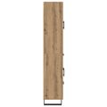 vidaXL Highboard 2 ks Remeselný dub 69,5 x 34 x 180 cm