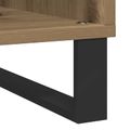 vidaXL Skrinka na gramofónové platne dub artisan 84,5 x 38 x 89 cm