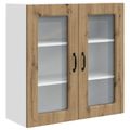 vidaXL Dvierka na umývačku Kalmar Remeselný dub 80 x 31 x 80 cm