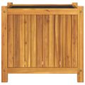 vidaXL Záhradný kvetináč s vložkou 54x31x50 cm, akáciový masív