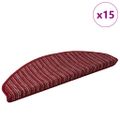 vidaXL Samolepiace schodové rohože 15 ks 65 x 21 x 4 cm Non-Slip