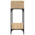 vidaXL Konzolový stolík dub sonoma 100x39x75 cm spracované drevo