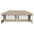 vidaXL Prístrešok na párty 575 x 289 x 245 cm Krémová