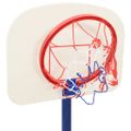 VidaXL Basketbalový stojan s loptou a pumpou nastaviteľná výška