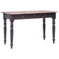 vidaXL Stôl s 3 zásuvkami 117x57x75 cm masívne mahagónové drevo