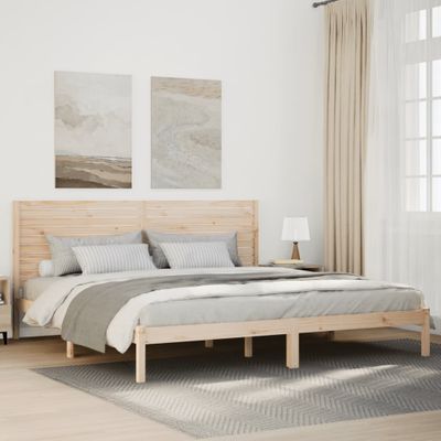 vidaXL Extra dlhá posteľ bez matraca 180x220 cm masívne drevo