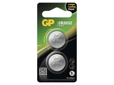 Batéria CR2032 GP lítiová 2ks