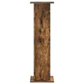 vidaXL Stojan na rastliny 2 ks Dymový dub 30,5 x 30 x 100,5 cm