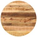 vidaXL Stolová doska Ø 80x2,5 cm okrúhla masívny surový mangovník