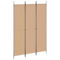 vidaXL 3-panelový paravan Béžová 150 x 220 cm Látka