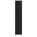 vidaXL Highboard Čierny dub 69,5 x 34 x 90 cm Kompozitné drevo